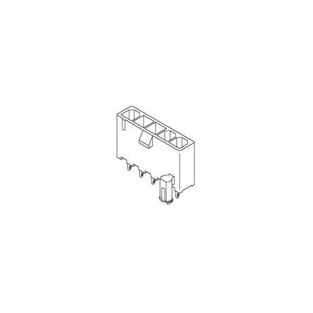 Molex Mini-Fit Jr Vert Hdr Assy 4Ckt V-2 Tin 50304466